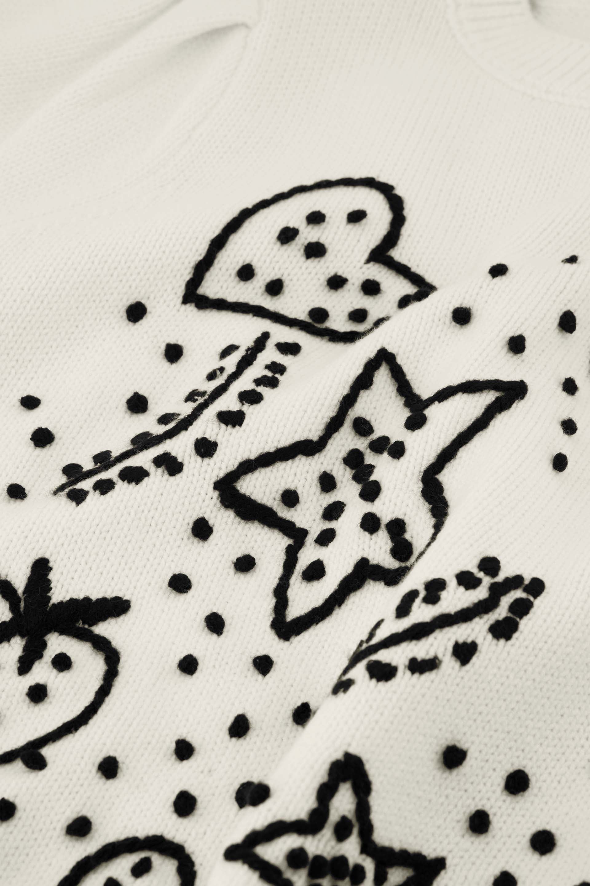 Edo Short Sleeve Pullover | Cosy White