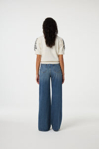 Edo Short Sleeve Pullover | Cosy White