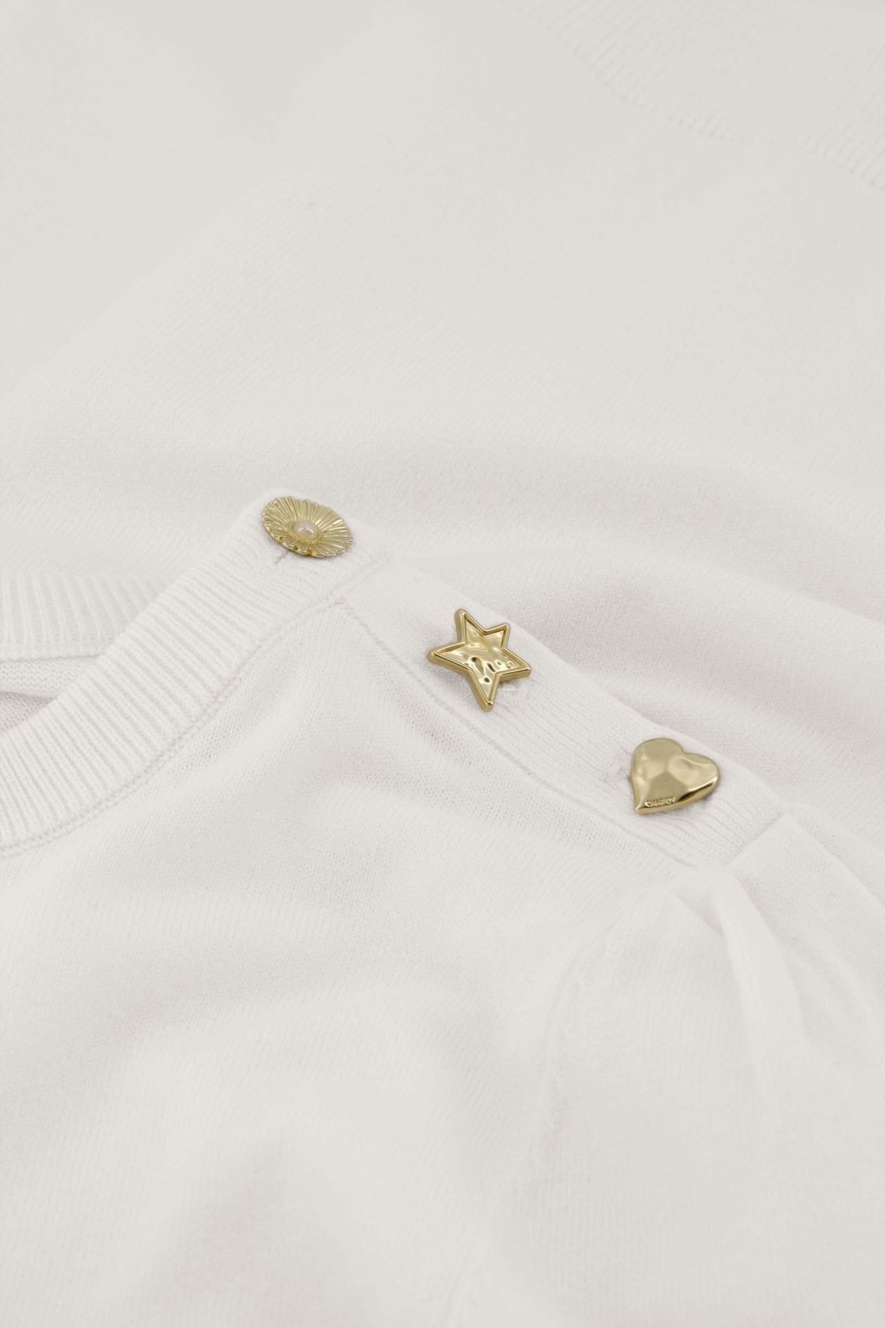 Molly Short Sleeve Pullover | Cosy White