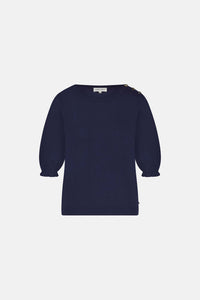 Molly Short Sleeve Pullover | After Midnight Blue
