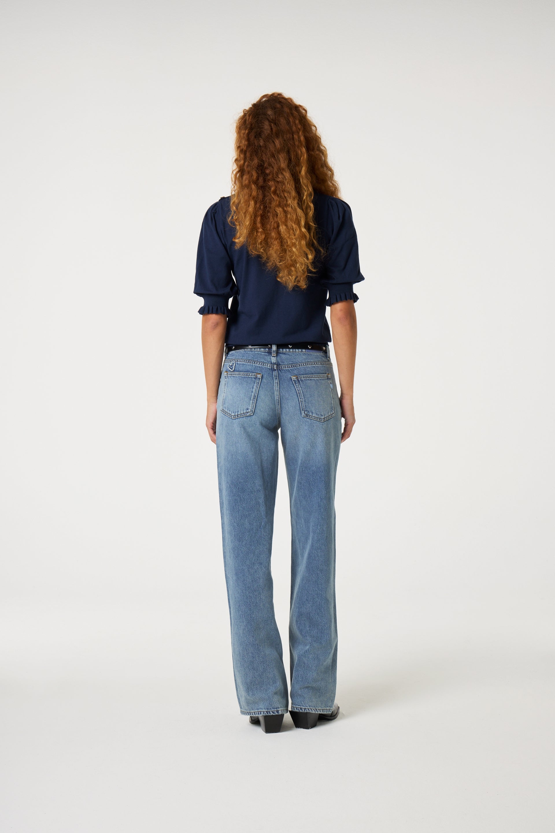 Molly Short Sleeve Pullover | After Midnight Blue