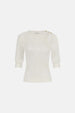 Lillian Short Sleeve Pullover | Cosy White