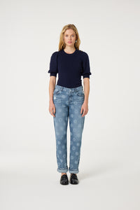 Lillian Short Sleeve Pullover | After Midnight Blue