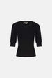 Lillian Short Sleeve Pullover | Black