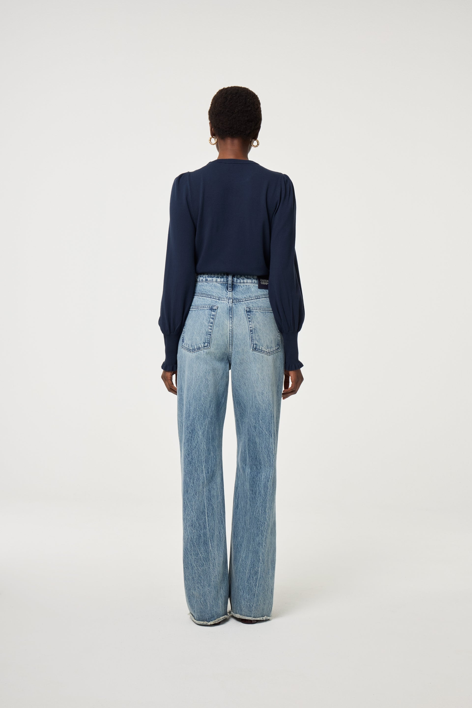 Molly Balloon Pullover | After Midnight Blue