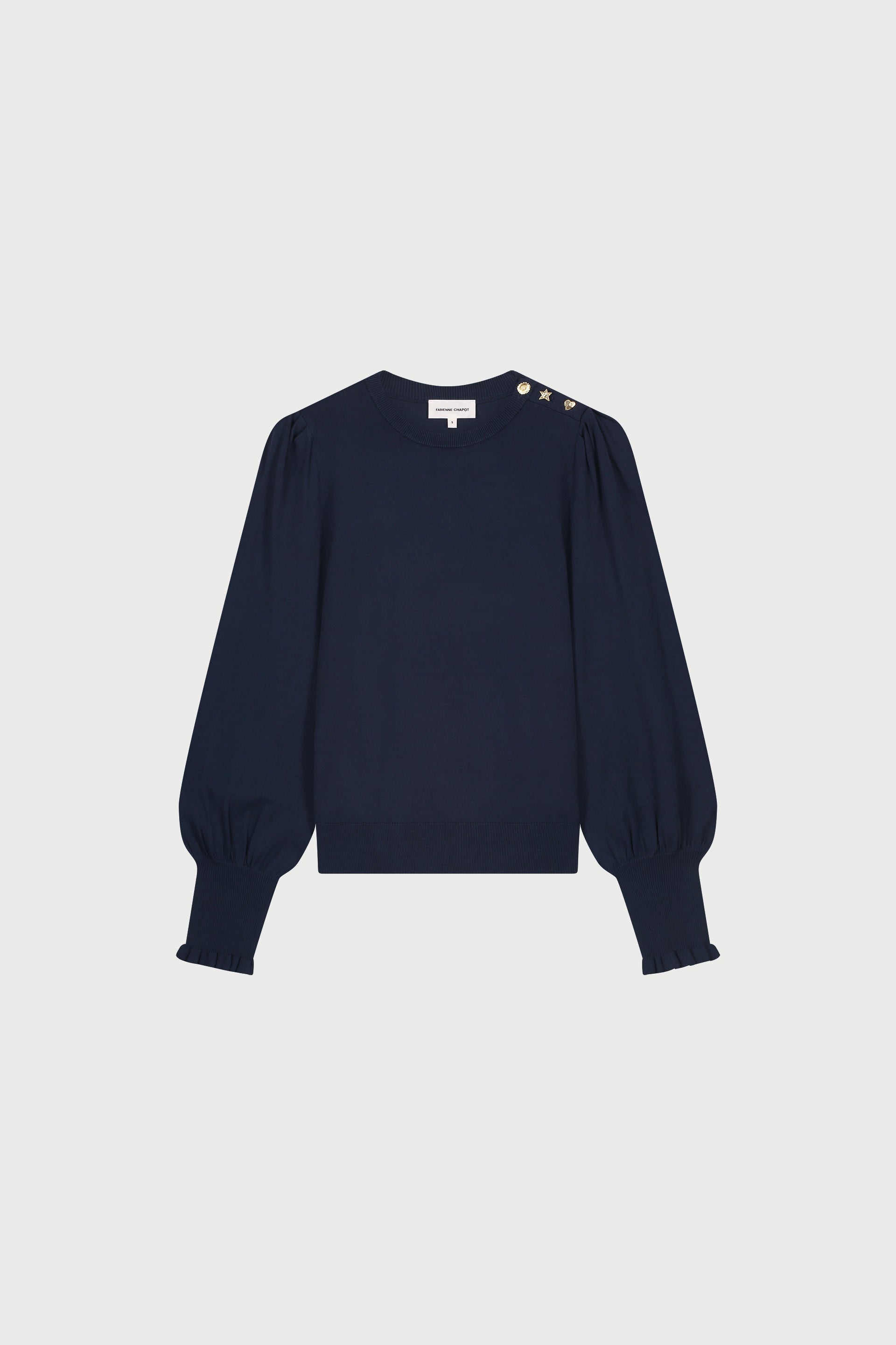 Molly Balloon Pullover | After Midnight Blue