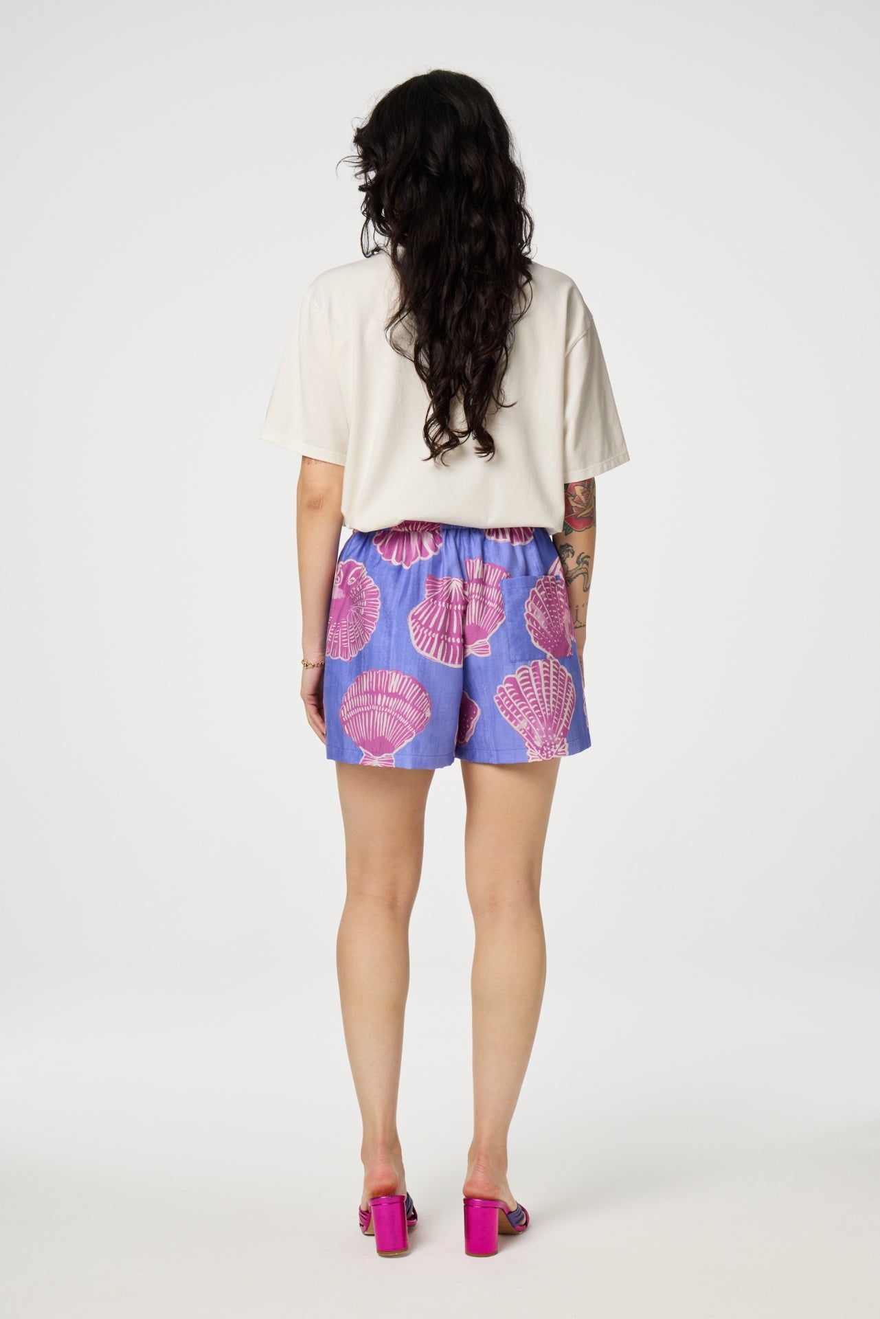 Boy Shorts | Greco Blue/Plum Part