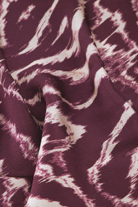 Laurent Maxi Skirt | Deep Burgundy/Creme