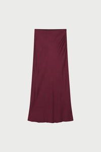 Laurent Maxi Skirt | Deep Burgundy