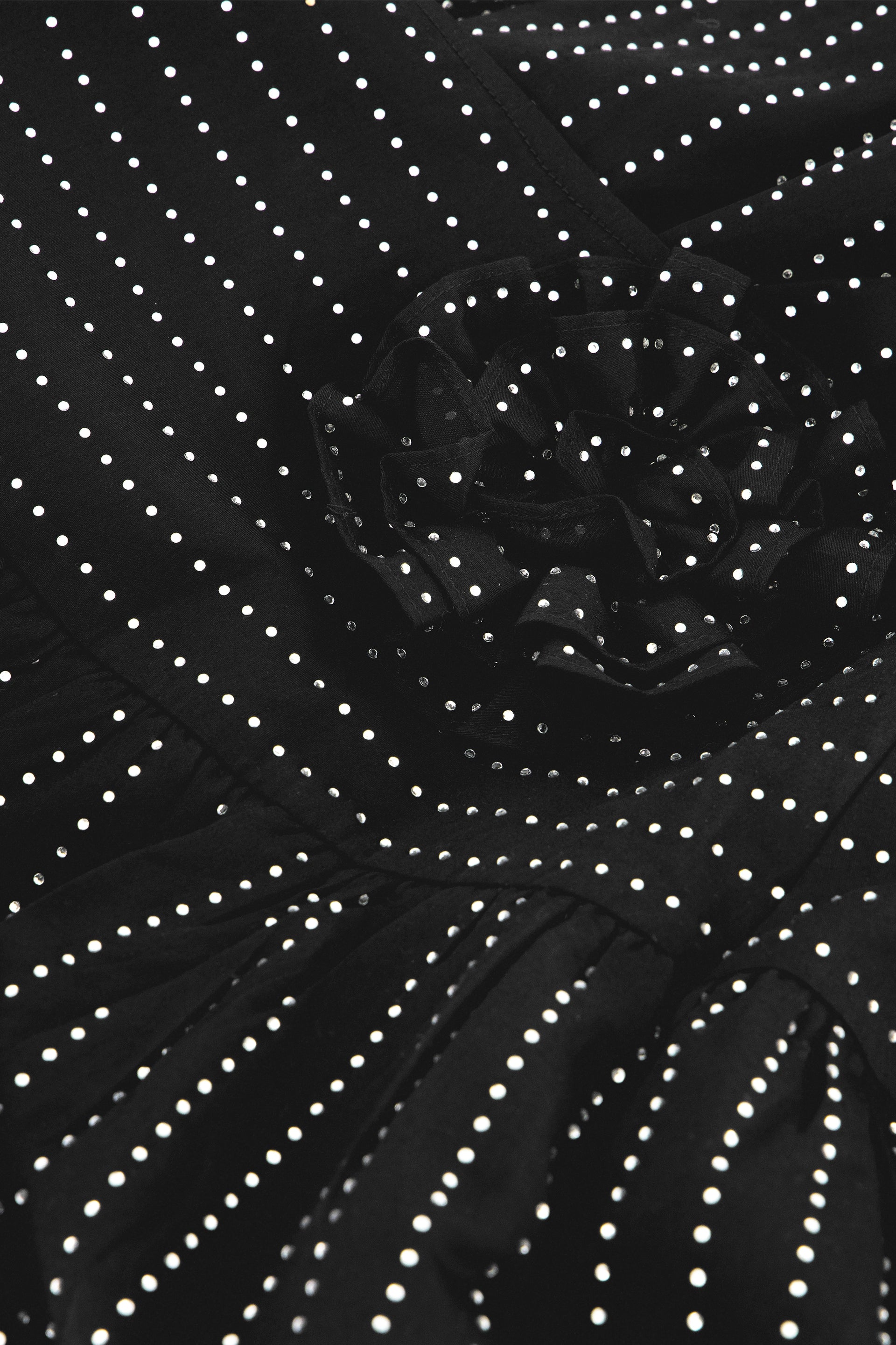 Boba Rhinestone Skirt | Black