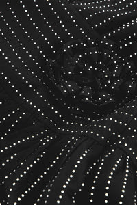 Boba Rhinestone Skirt | Black