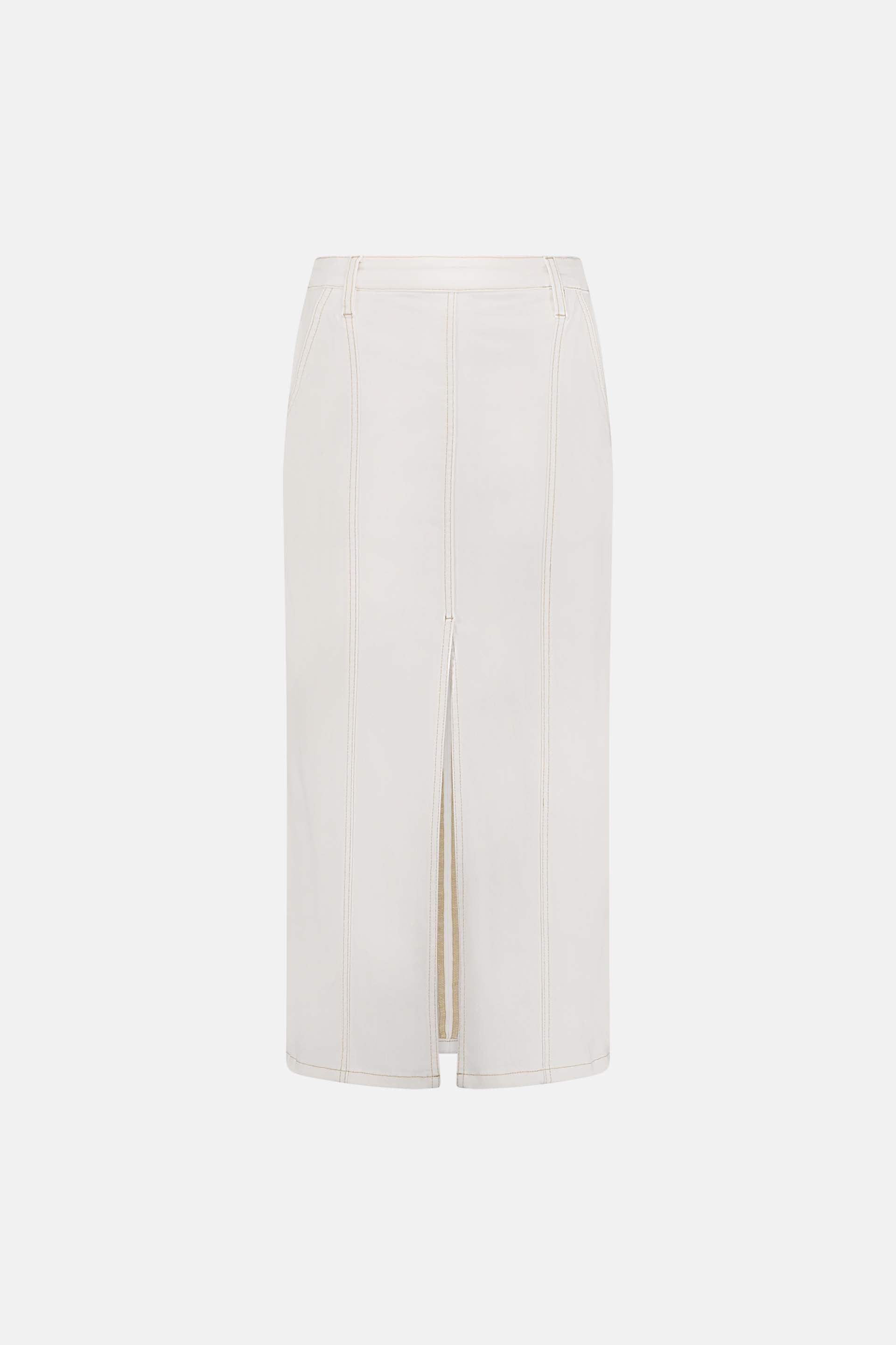 Dominique Skirt | Cosy White