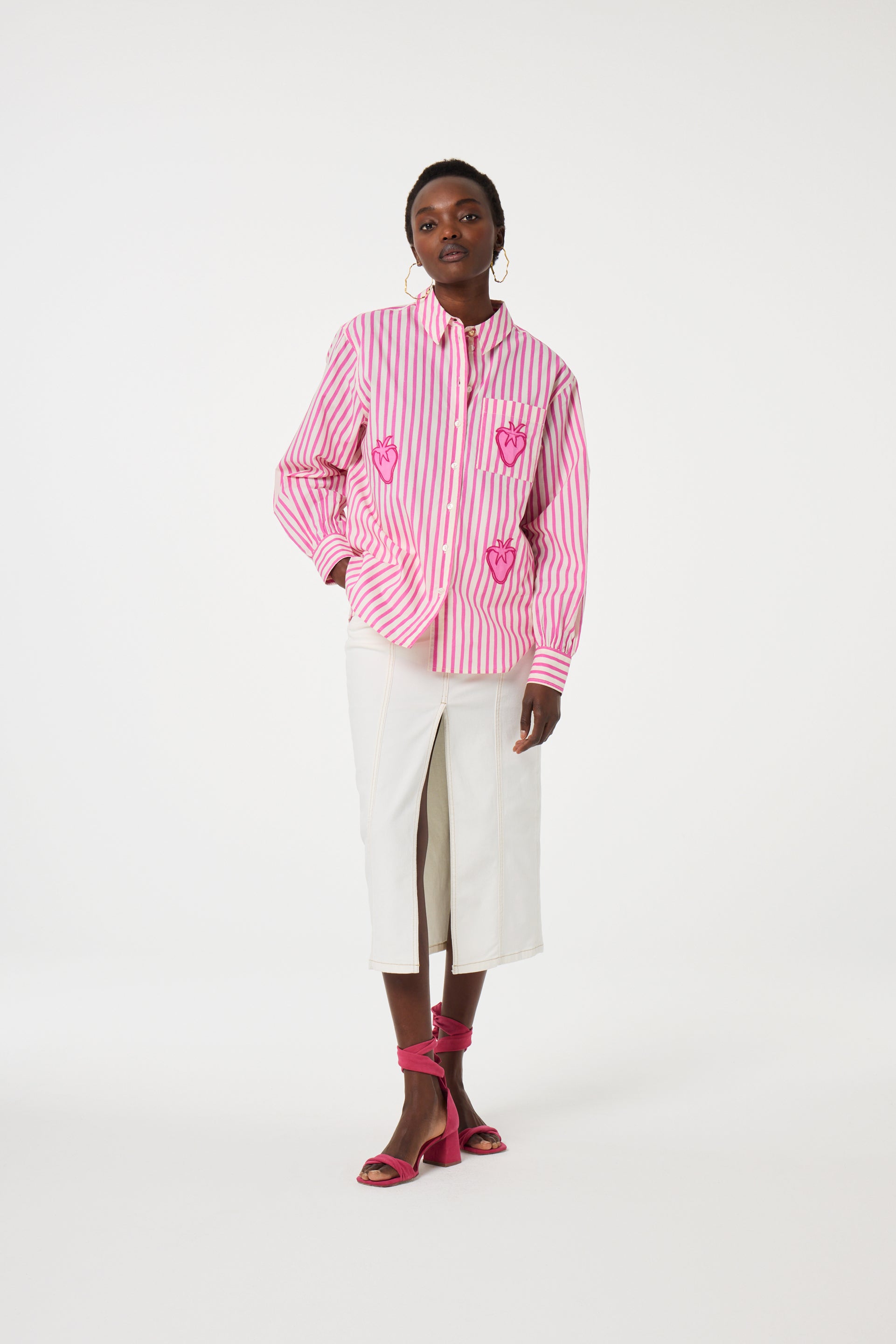 Dominique Skirt | Cosy White