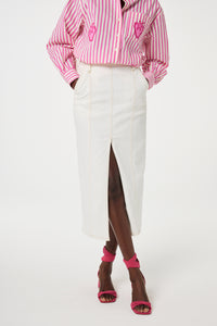 Dominique Skirt | Cosy White