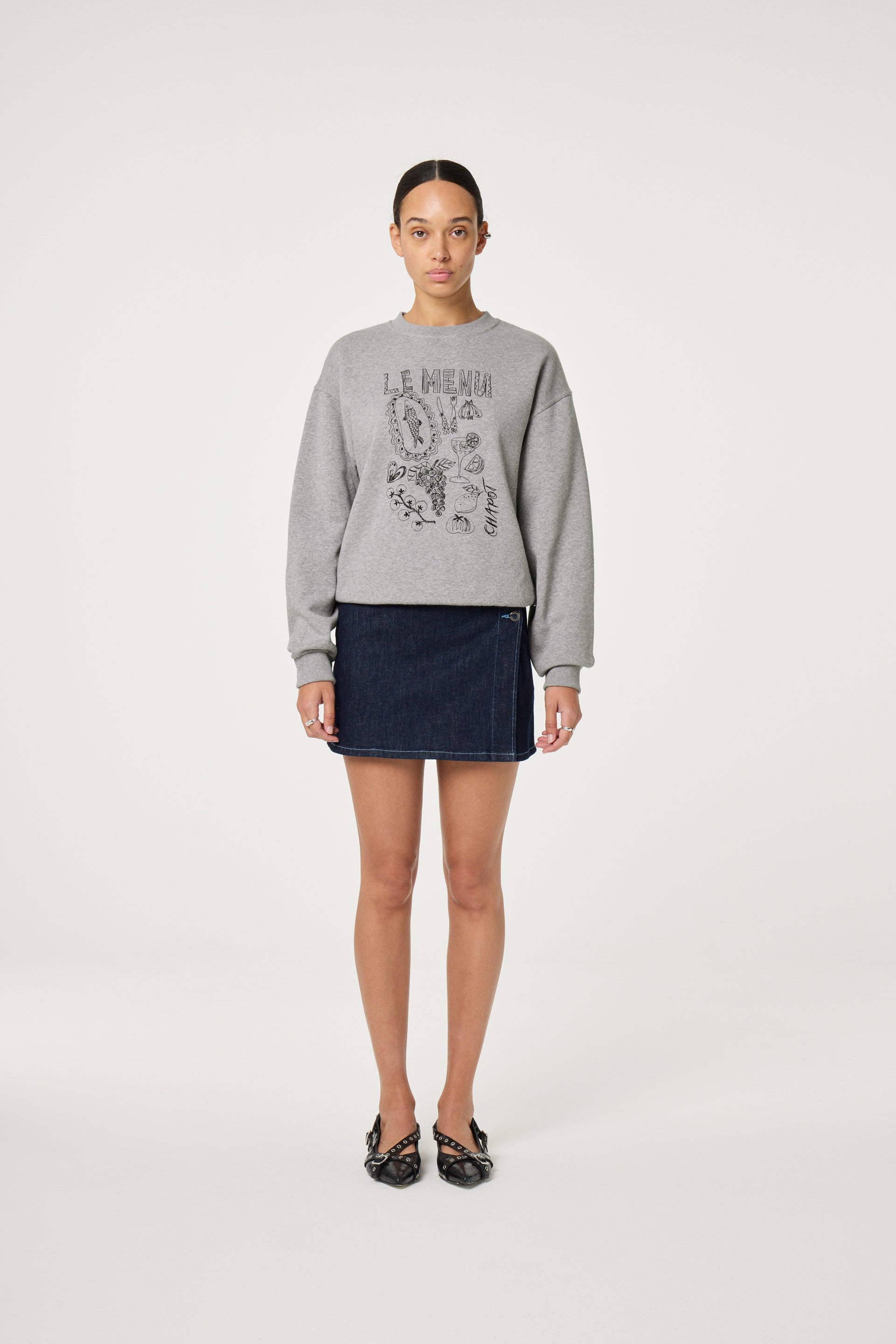 Terry Chateau Sweater | Grey Melange