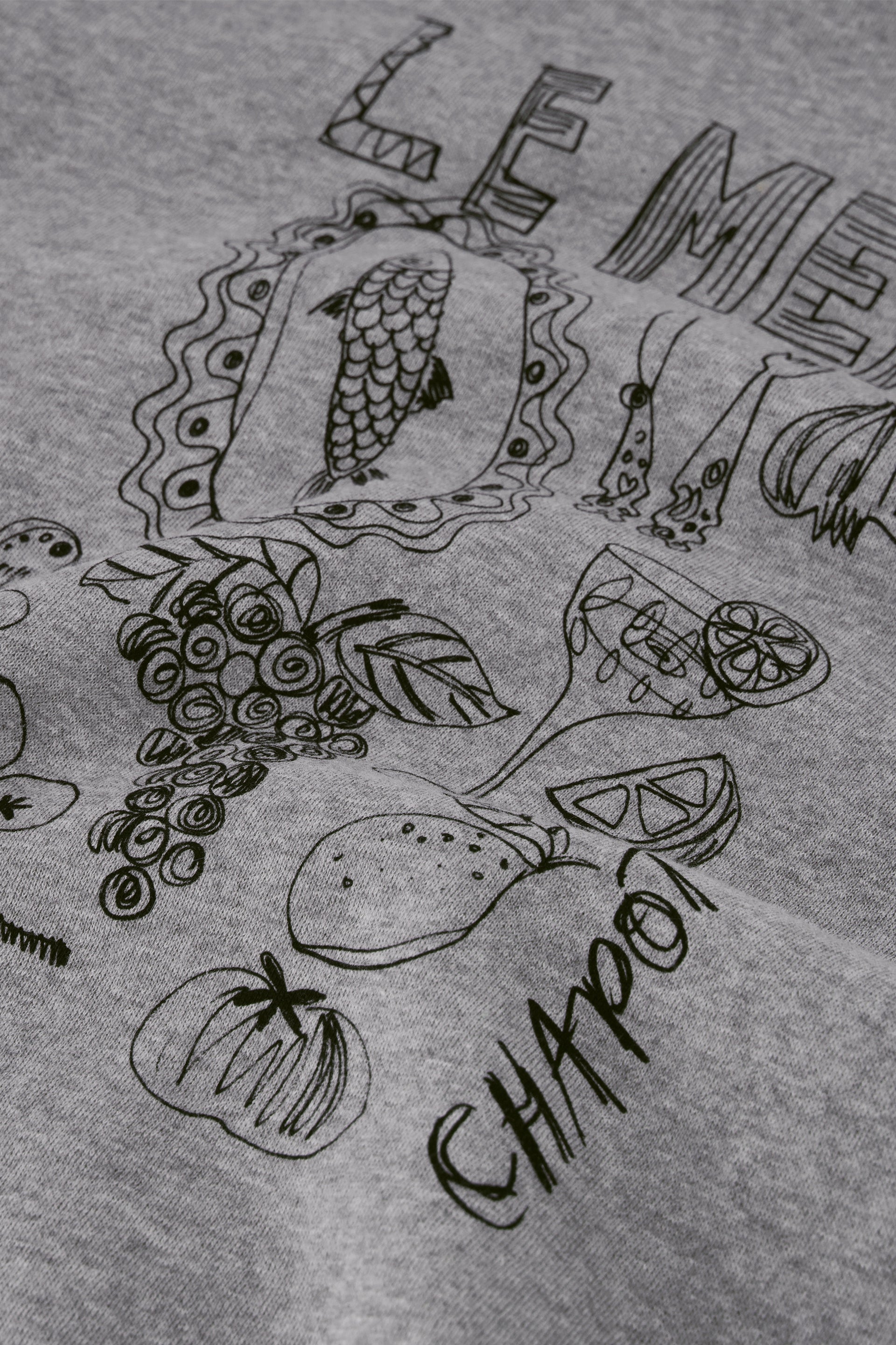 Terry Chateau Sweater | Grey Melange