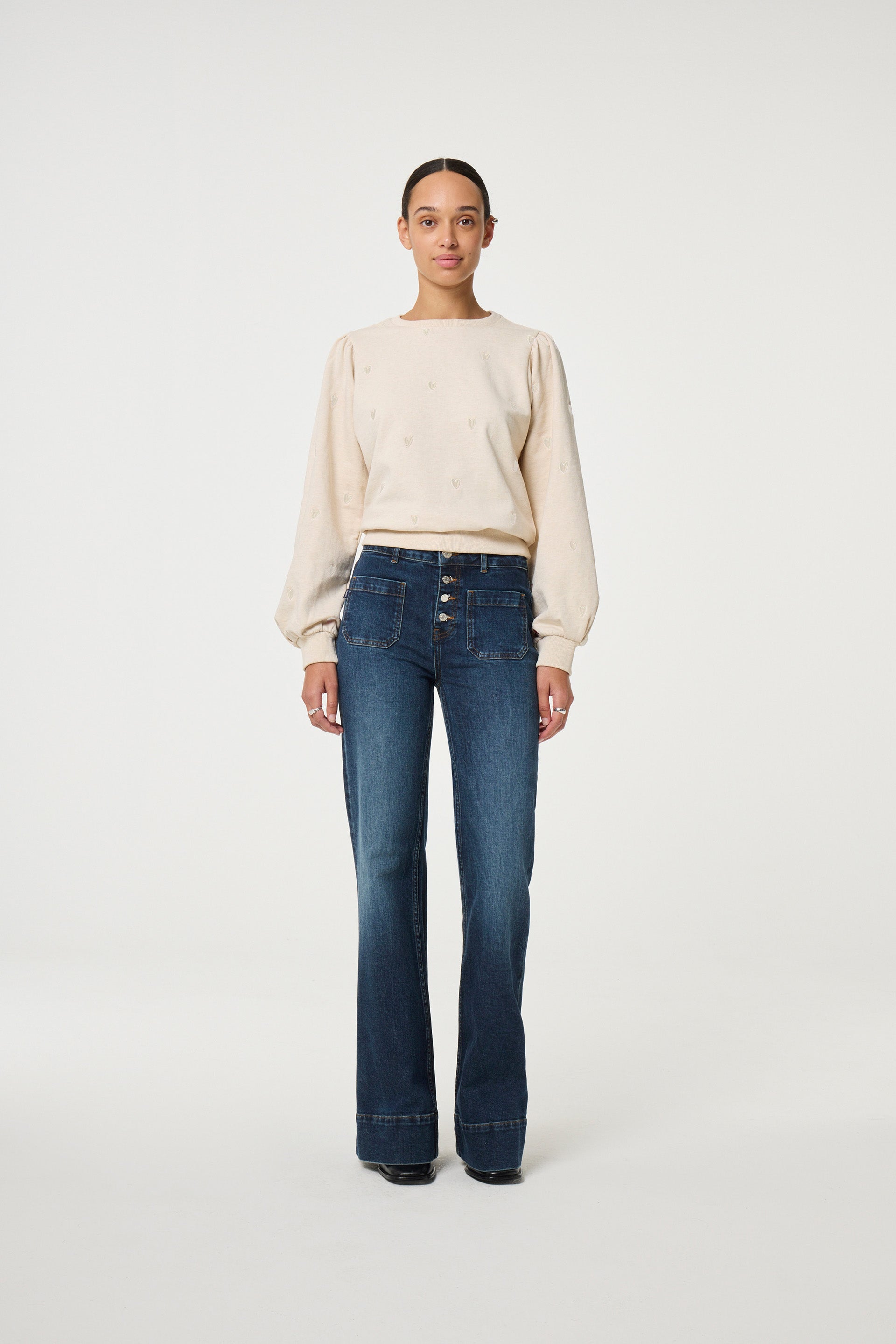 Dina Sweater | Oatmeal Melange