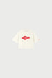 Nanda Sweater | Cosy White/Tangerine Tango