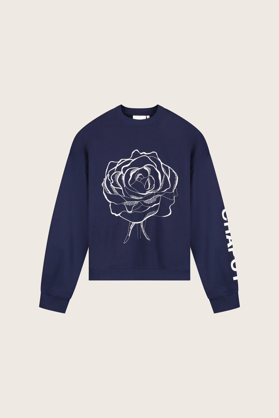 Luna Flower Sweater | Maritime Blue