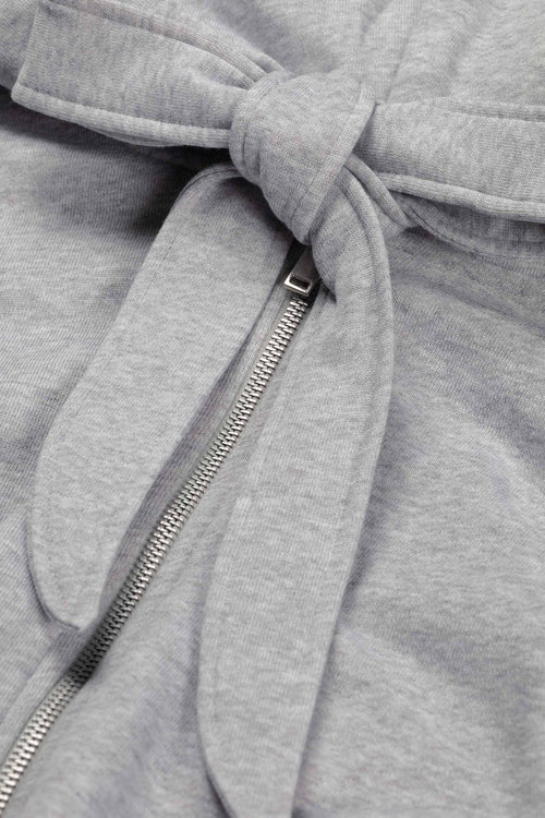 Bubble Hoodie | Grey Melange