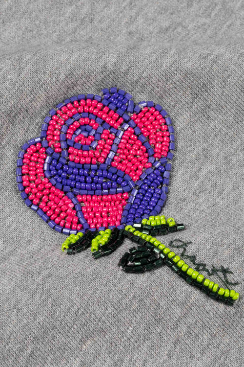 Dhelia Rose Sweater | Dark Grey Melange