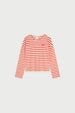 Celina Top | Cosy White/Tangerine Tango