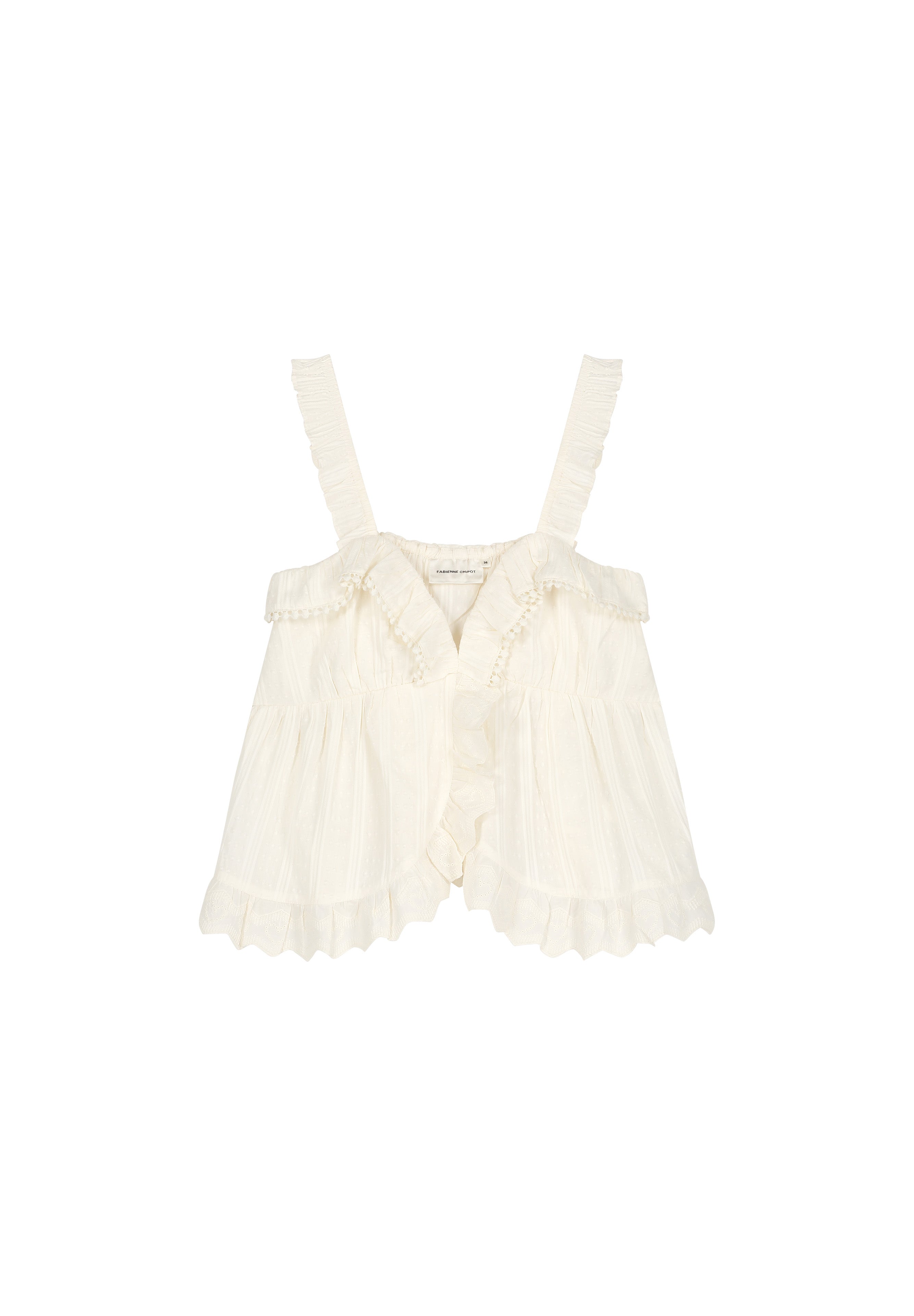 Cherie Top | Cosy White