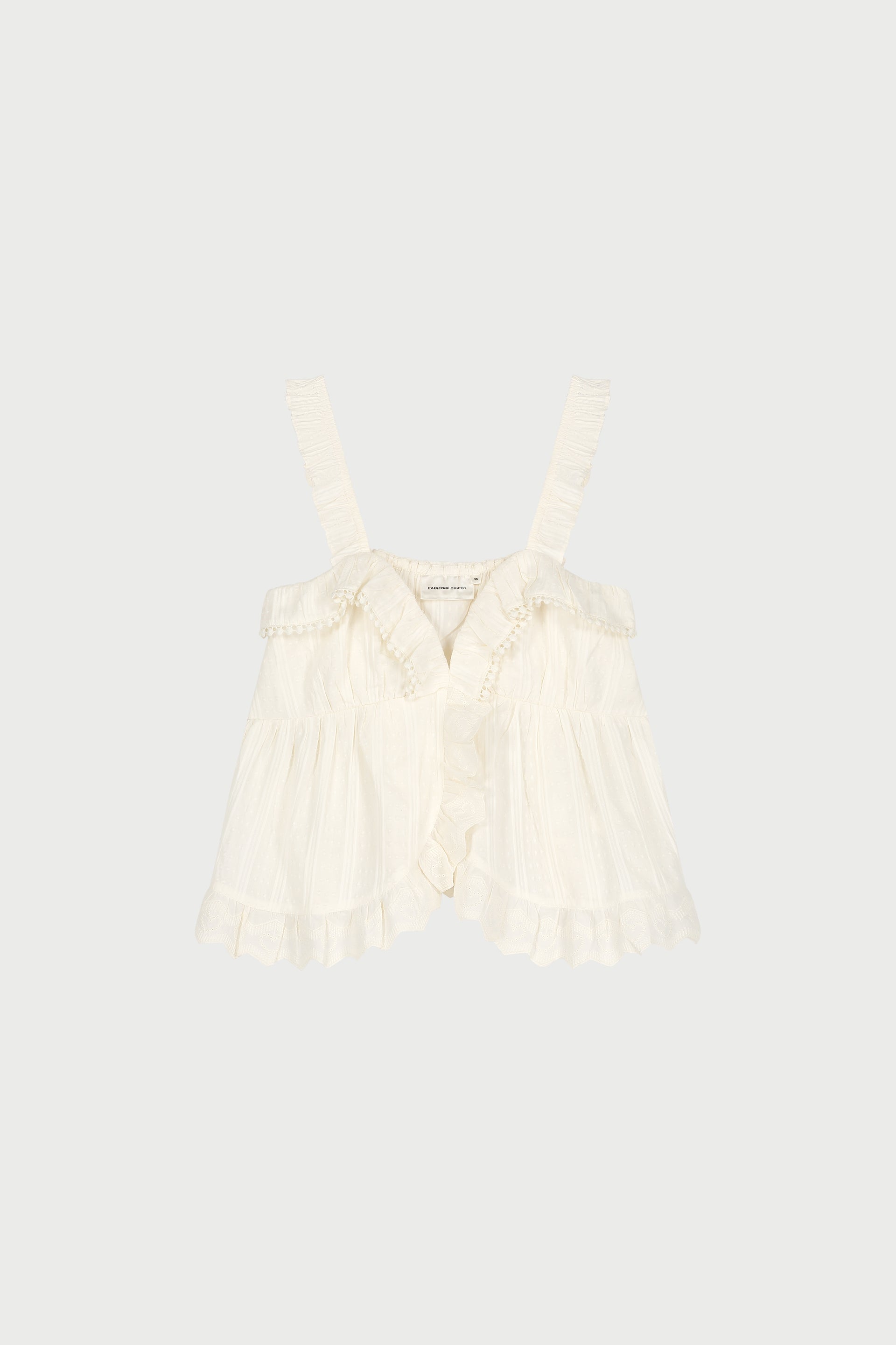 Cherie Top | Cosy White