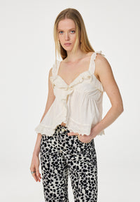 Cherie Top | Cosy White