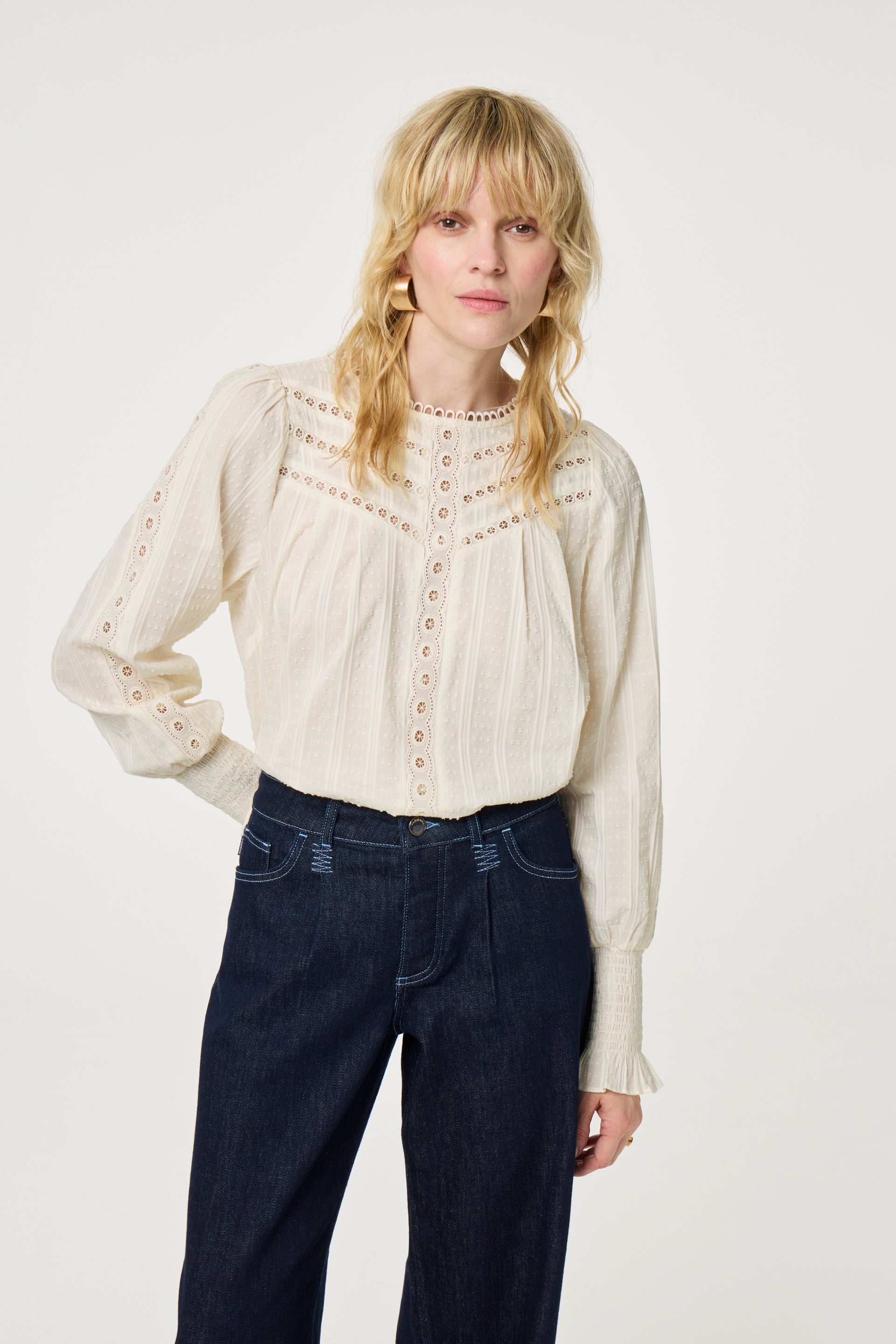 Laila Top | Cosy White