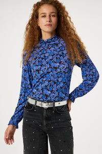 Billy Top | Black/Bright Blue
