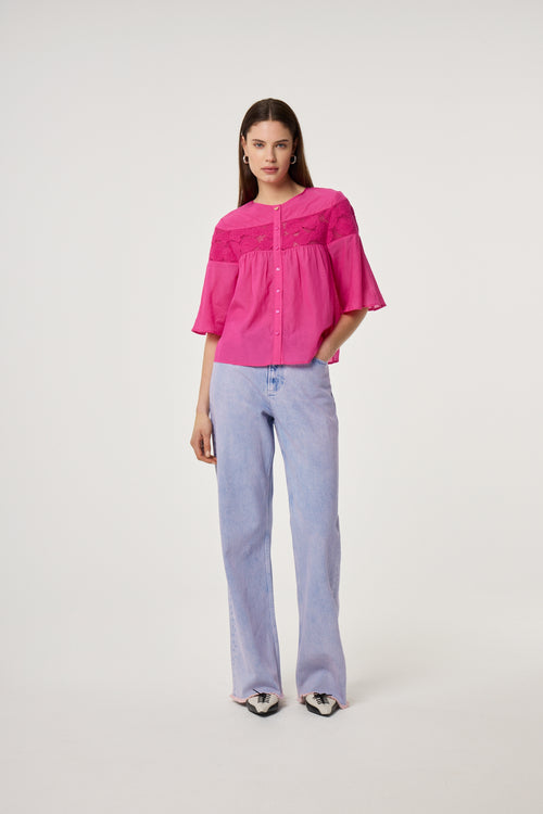 Kristel Top | Flashy Pink