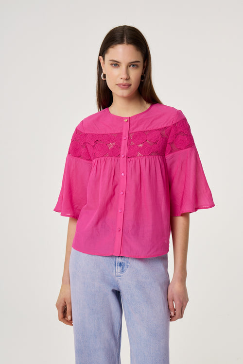 Kristel Top | Flashy Pink