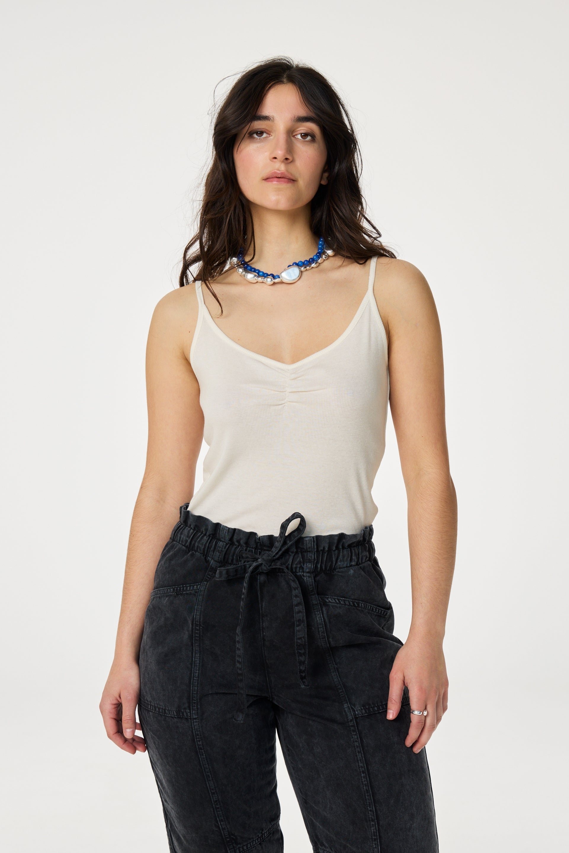Jade Singlet | Cosy White