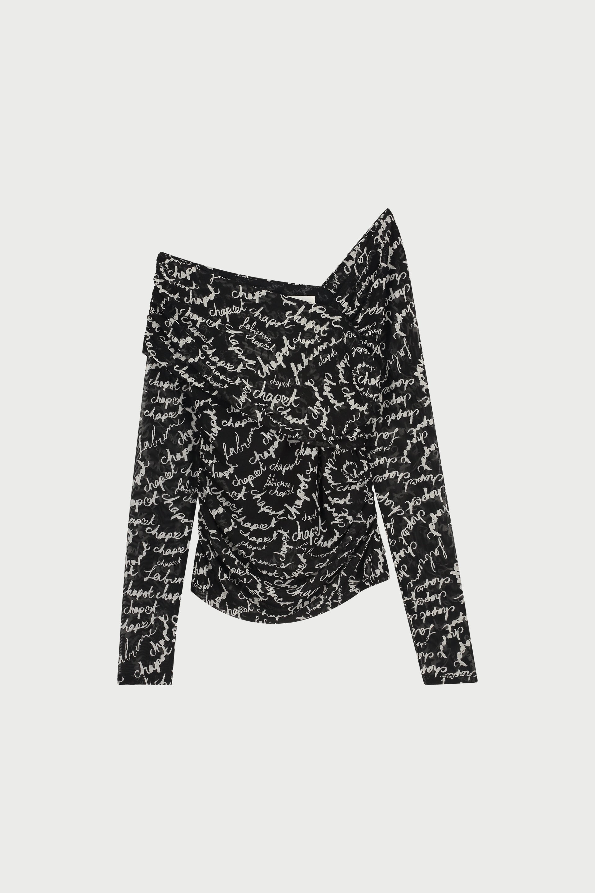 Bjorn Top | Black/White