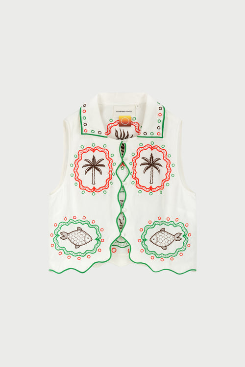 Valeria Top | Cosy White