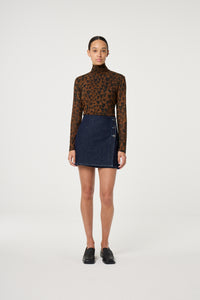 Jane Top | Burnt Sugar/Black