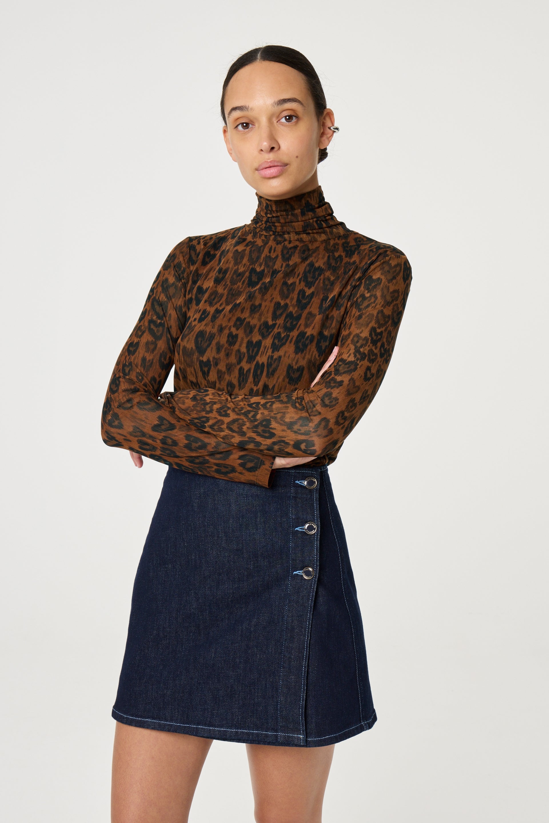 Jane Top | Burnt Sugar/Black