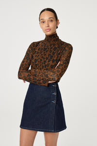 Jane Top | Burnt Sugar/Black