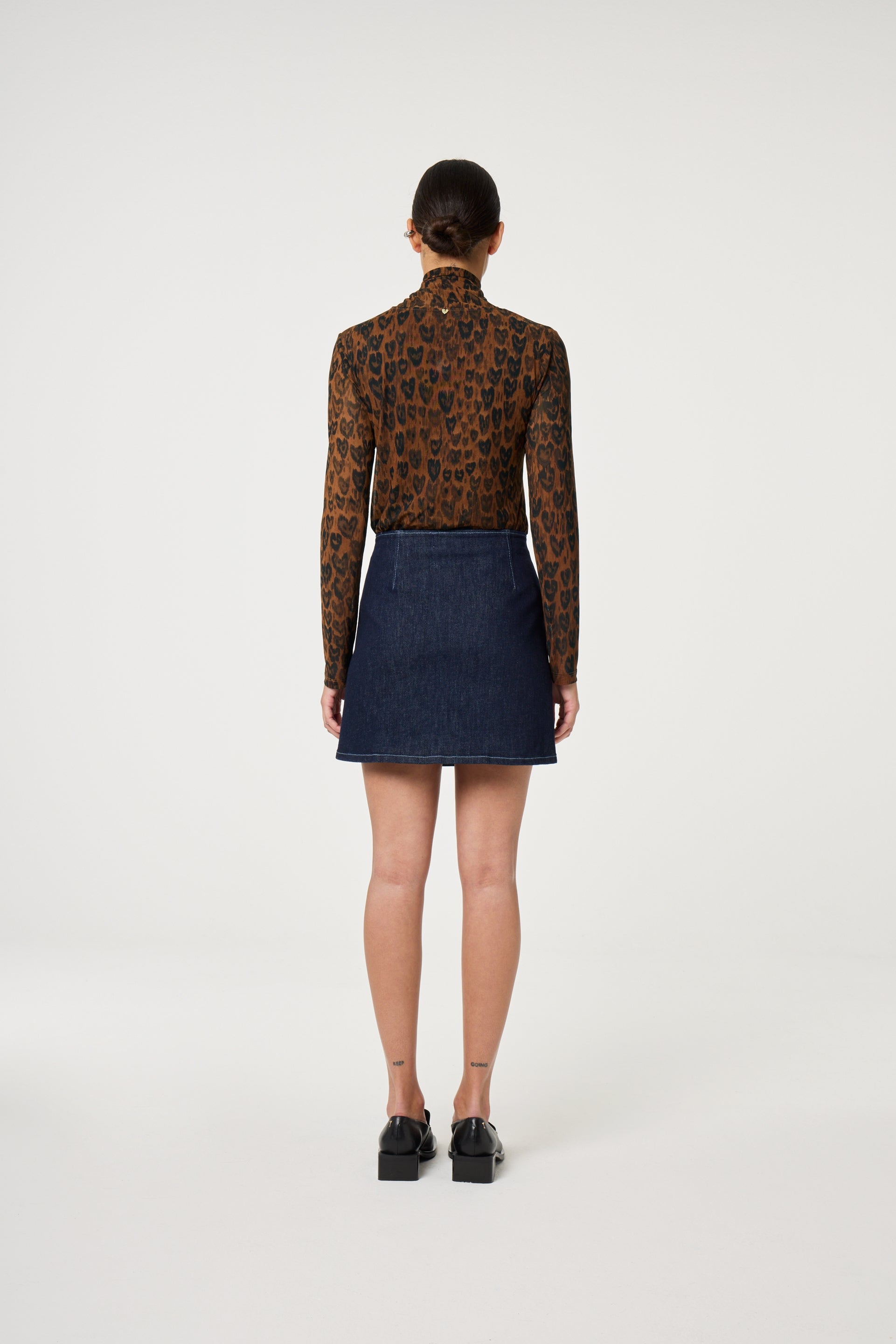 Jane Top | Burnt Sugar/Black