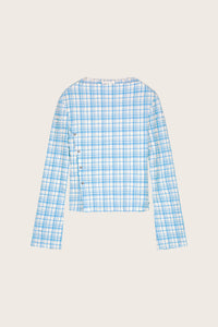 Ola Top | Riad Blue/Cosy White