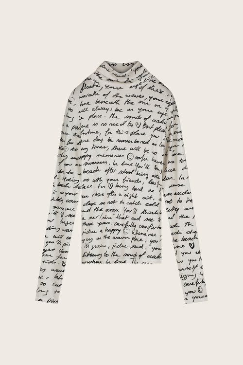 Jadyn Top | Cosy White/Black