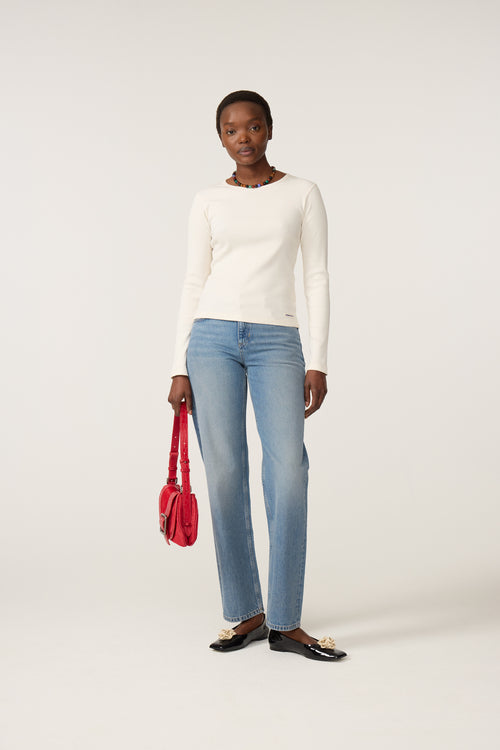 Tanja LS T-shirt | Cosy White