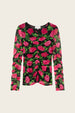 Karlis Top | Fab Fuchsia/Black