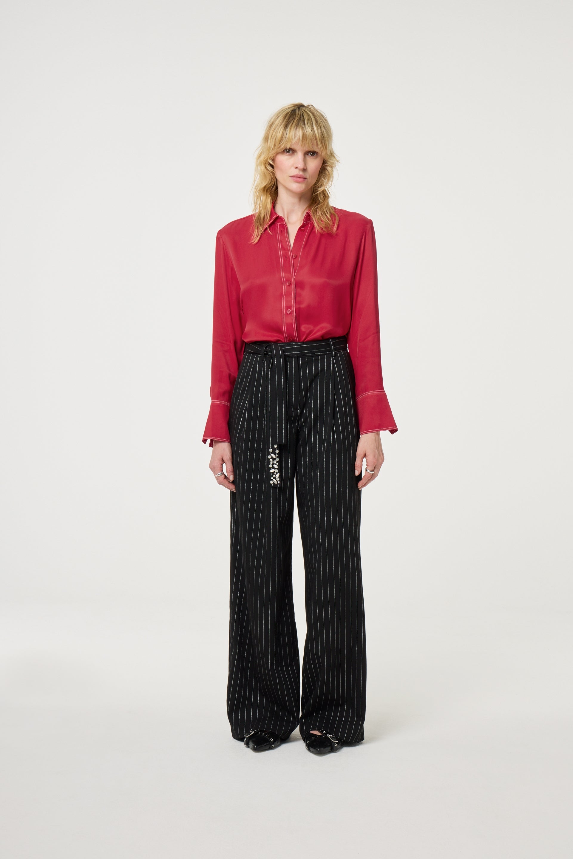 Charlie Trousers | Black/Silver