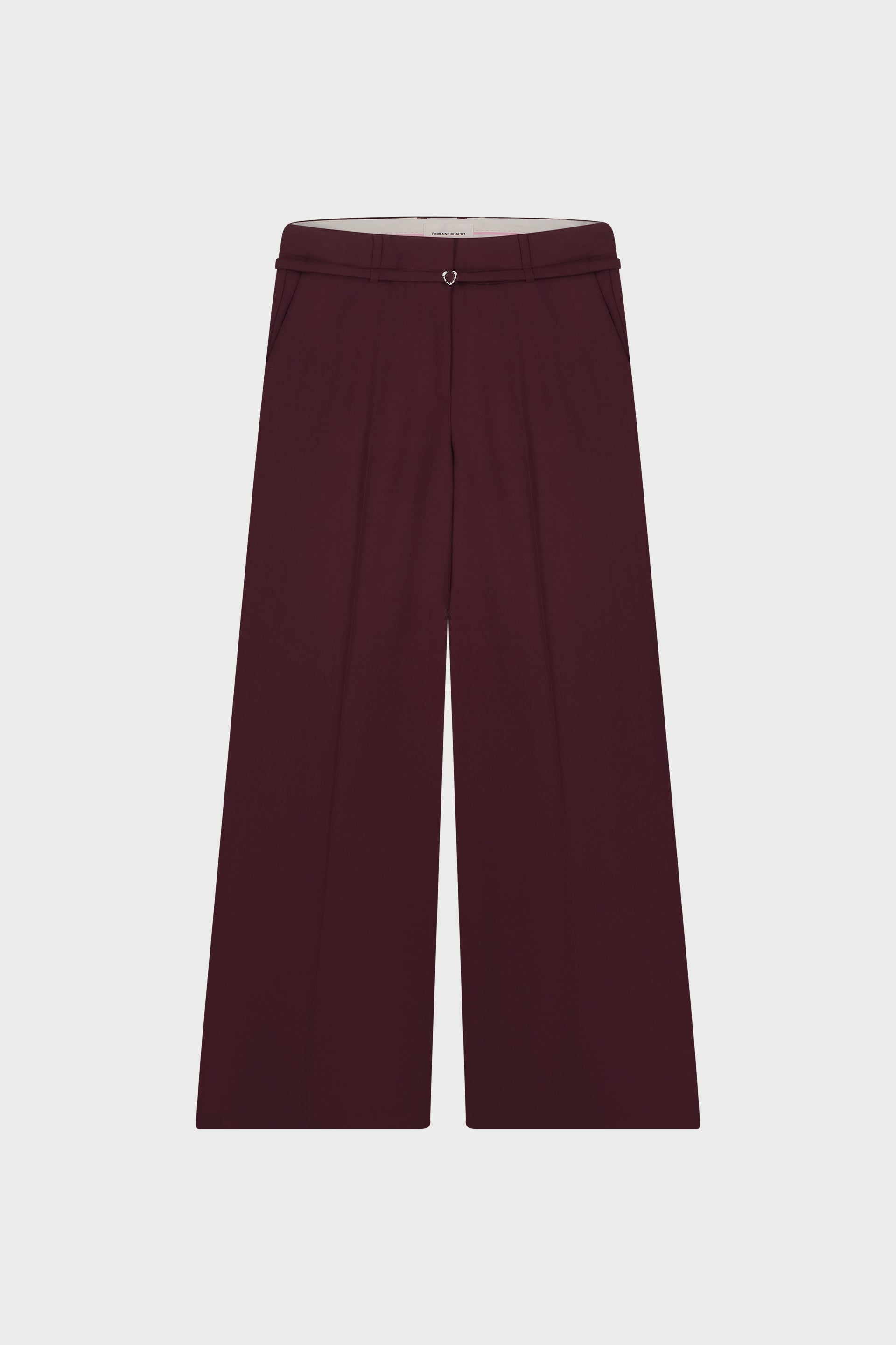 Nelsan Trousers | Deep Burgundy