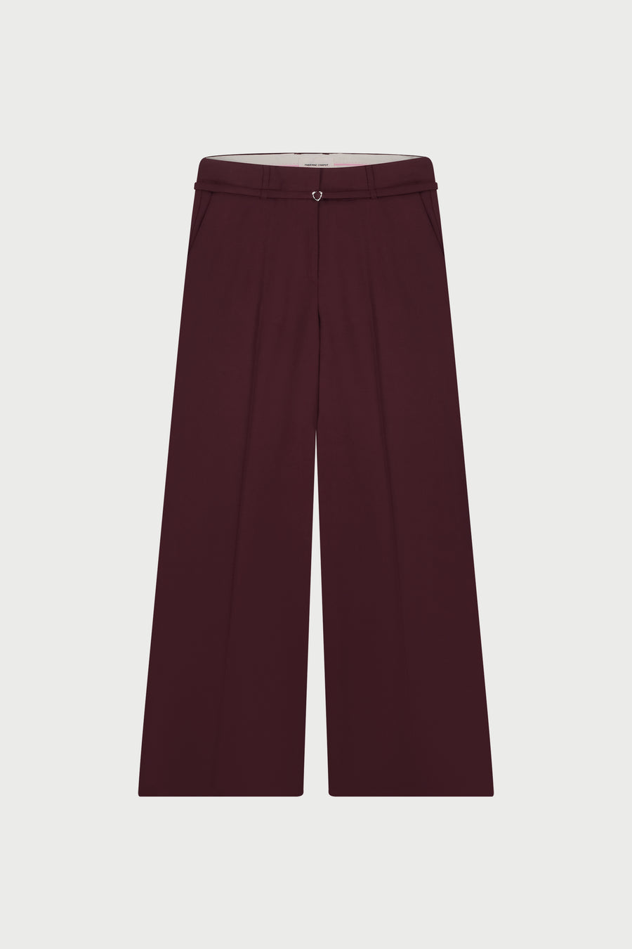 Nelsan Trousers | Deep Burgundy