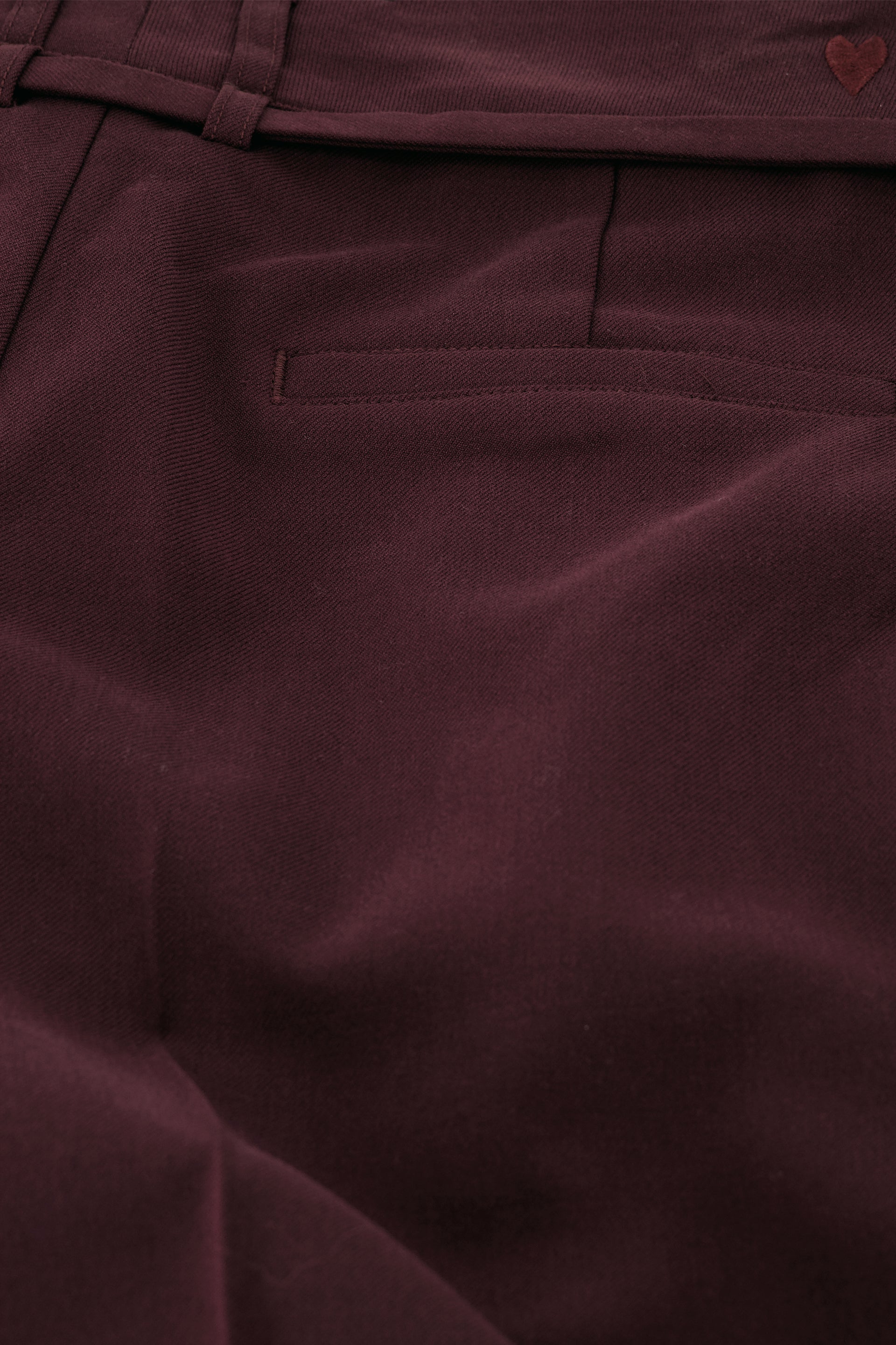 Nelsan Trousers | Deep Burgundy