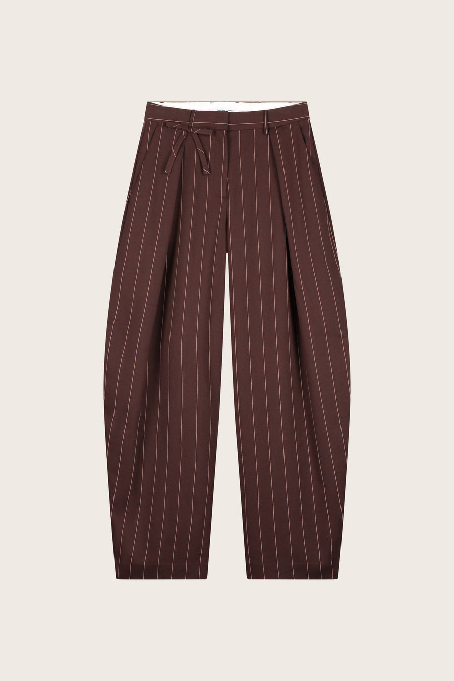 Charlot Trousers | Brown/Pink Rose