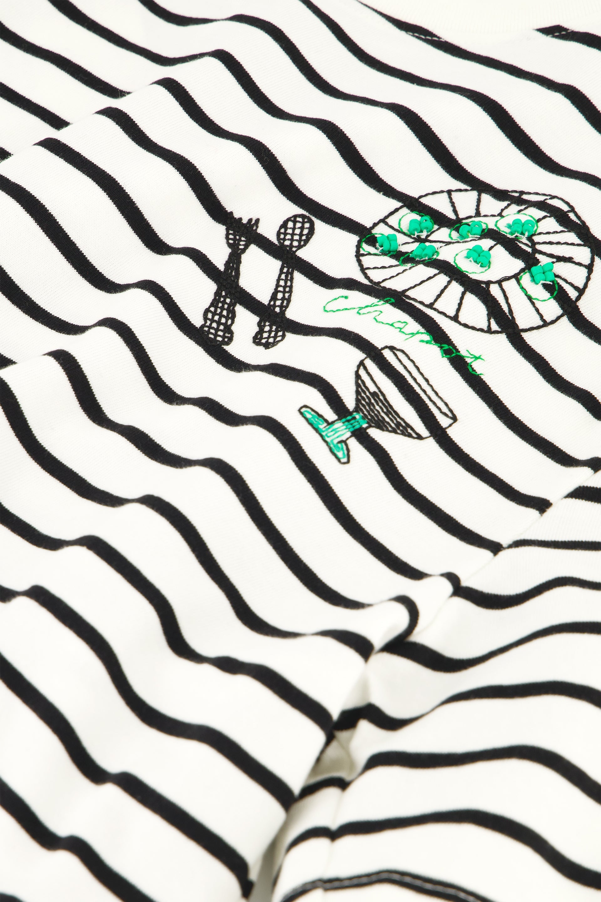 Benja T-Shirt | Cosy White/Black